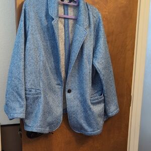 Lands End comfy blazer 22w, unlined.